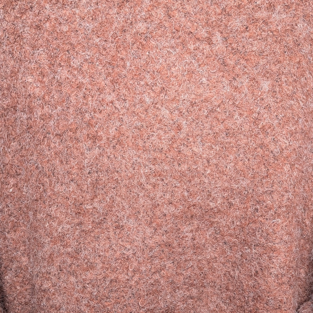 Free People Mila Hoodie Sweater Size Small Cherry Mahogany Oversized Boucle Knit - Picture 8 of 14